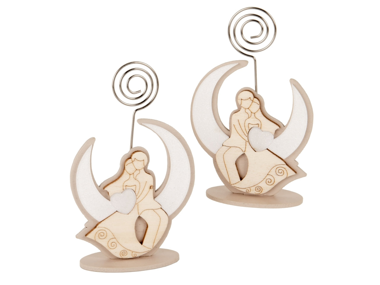 Cheri clip coppia su luna 10cm