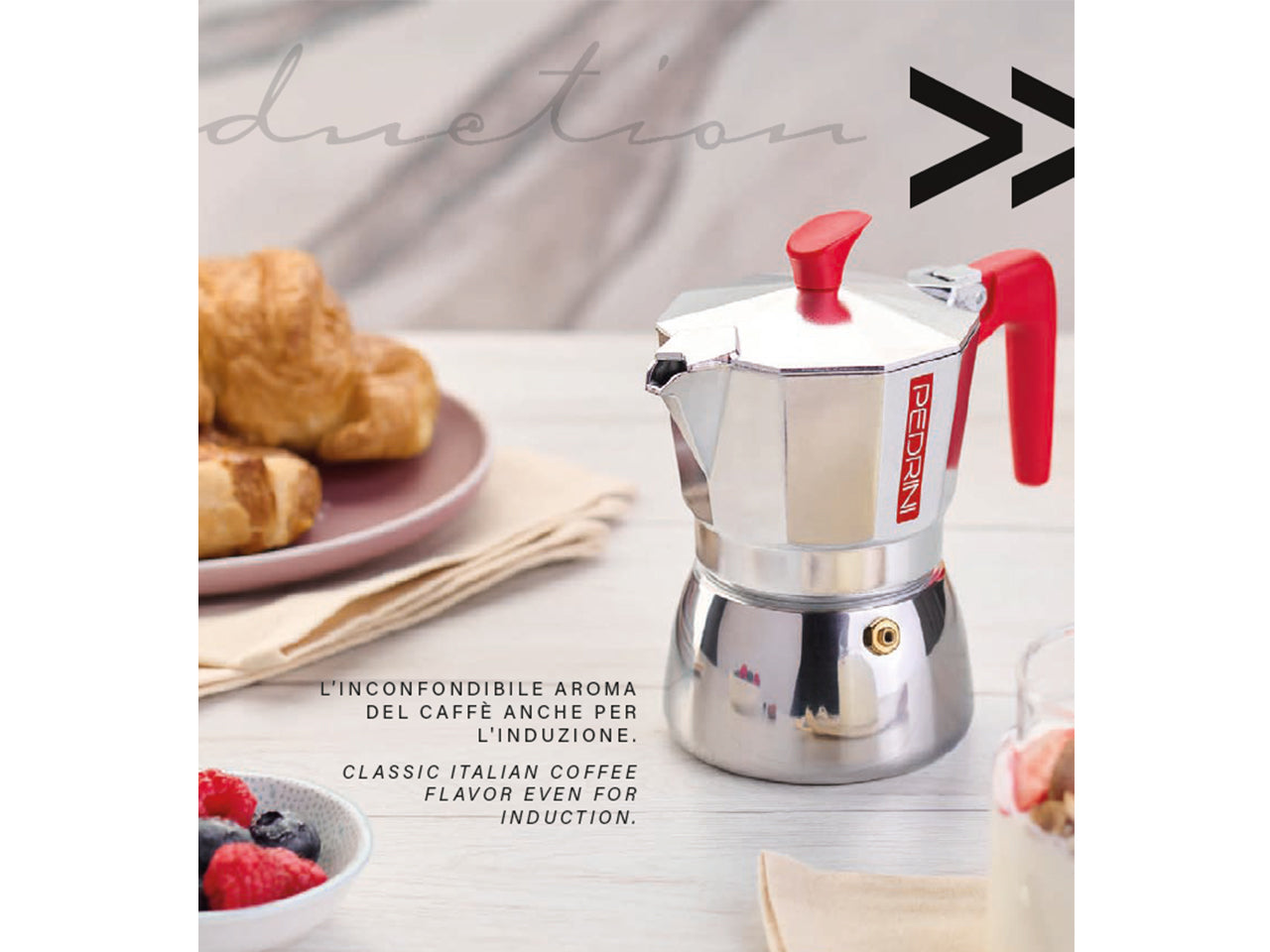 Caffettiera 2tz Aroma full induction fascia