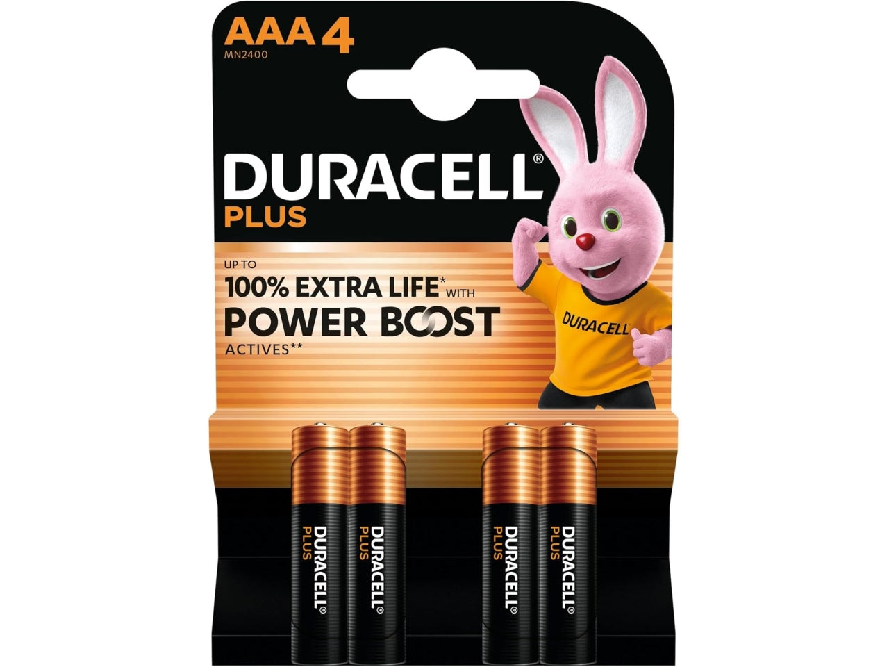 Duracell plus power boost AAA B4