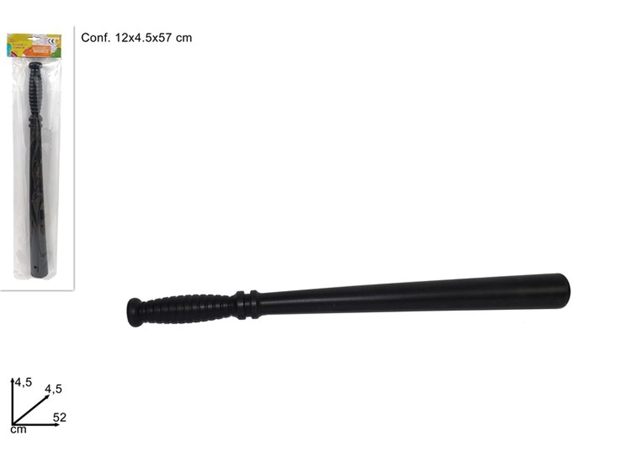 Manganello giocattolo da poliziotto 52cm