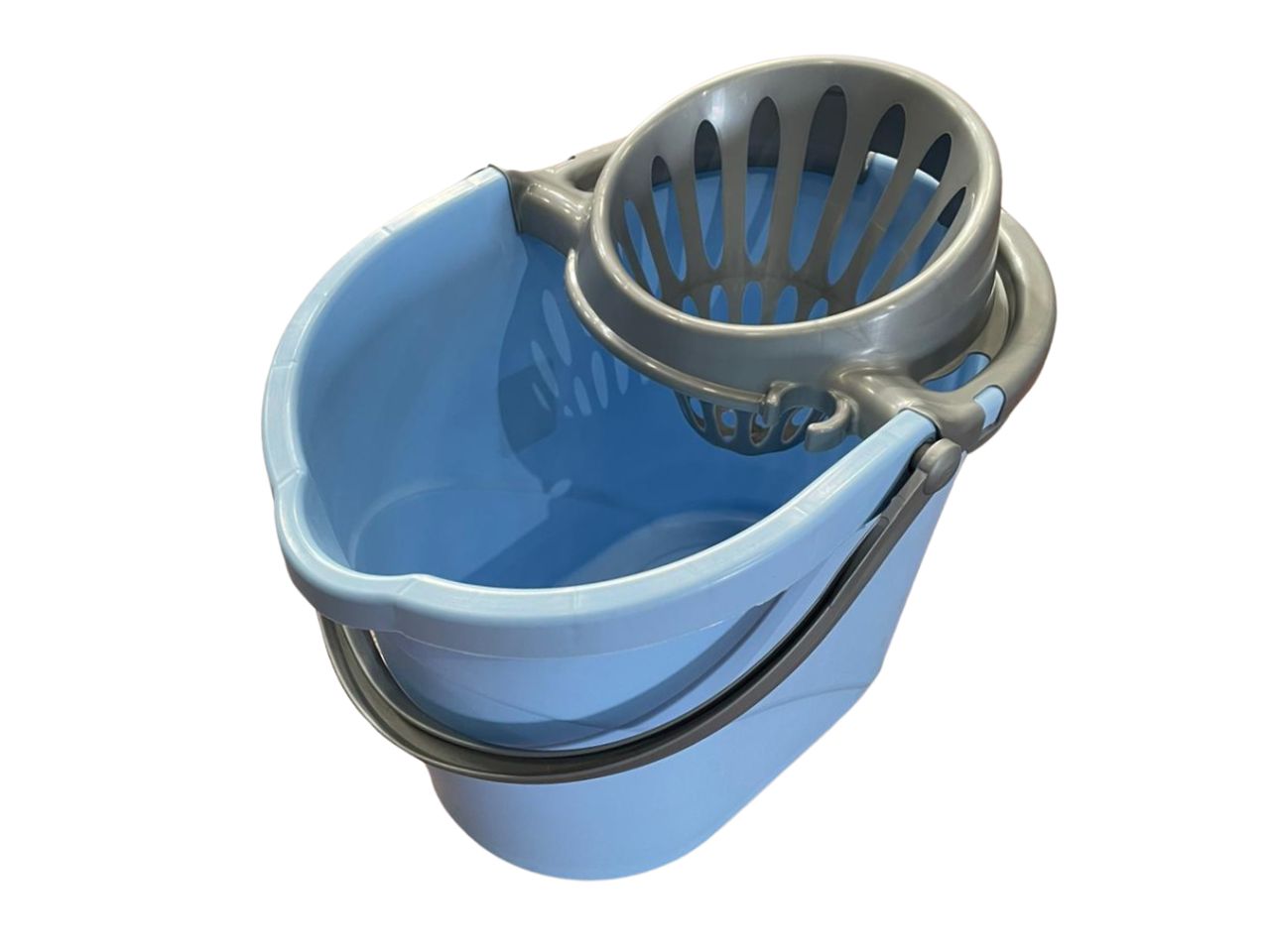 Secchio strizza-mop golden lavanda pastello