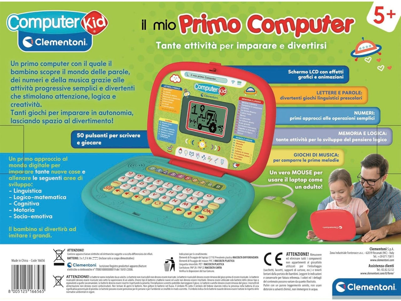 Clementoni il mio primo computer con mouse