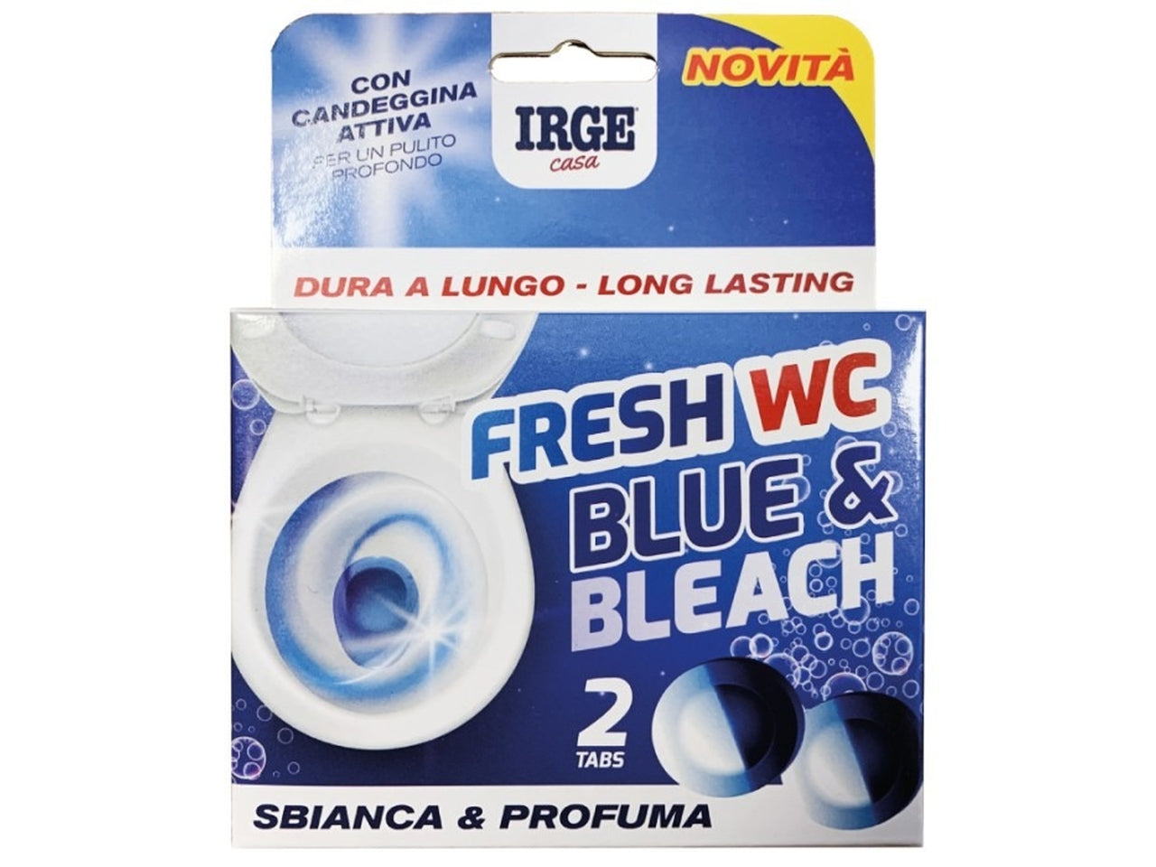 Deo wc tabs con candeggina 2pezzi da 50gr