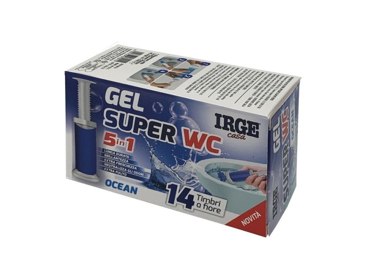 Deo wc gel 14 stampi profumazione lemon