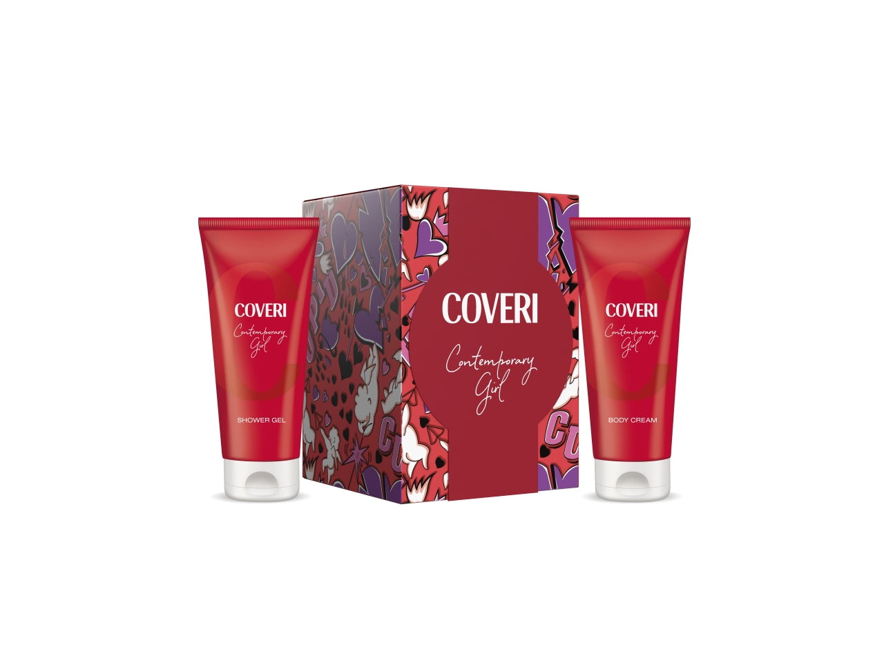 Coveri set girl con shower gel 200 ml e  body cream 200ml
