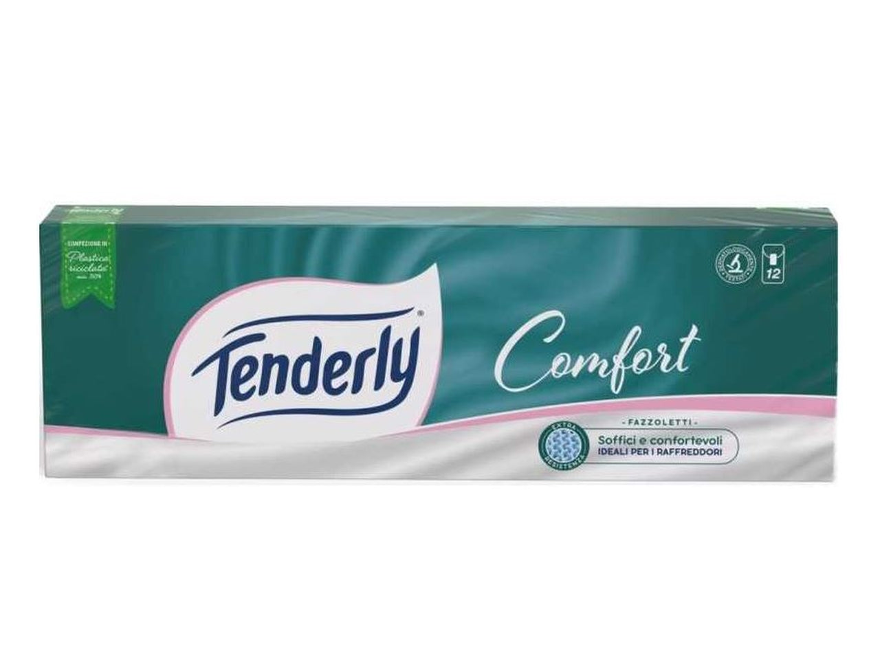 Tenderly fazzoletti confort 4 veli confezione da 12 pezzi $