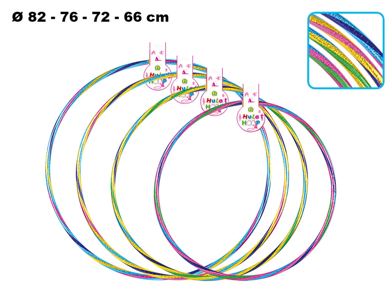 Hula hoop multicolor