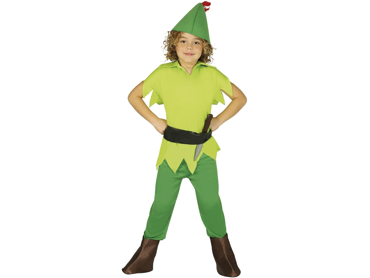 Costume arciere verde 5-6 anni