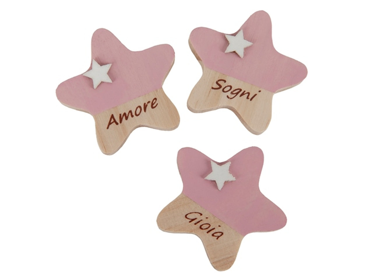 Nice magnete di colore rosa 5cm pvc