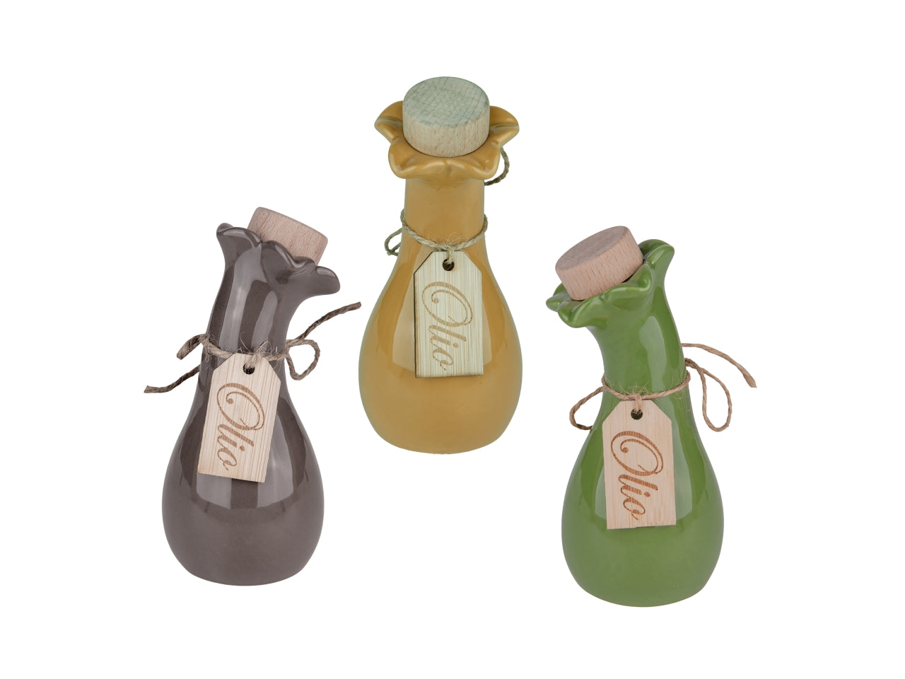 Fiore oliera a goggia 13,5cm, 3 colori assortiti