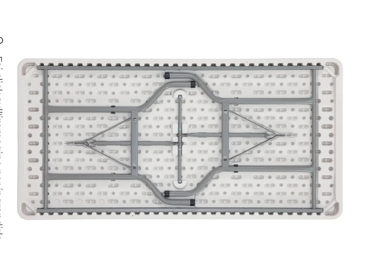 Tavolo catering rettangolare 200x90x74cm