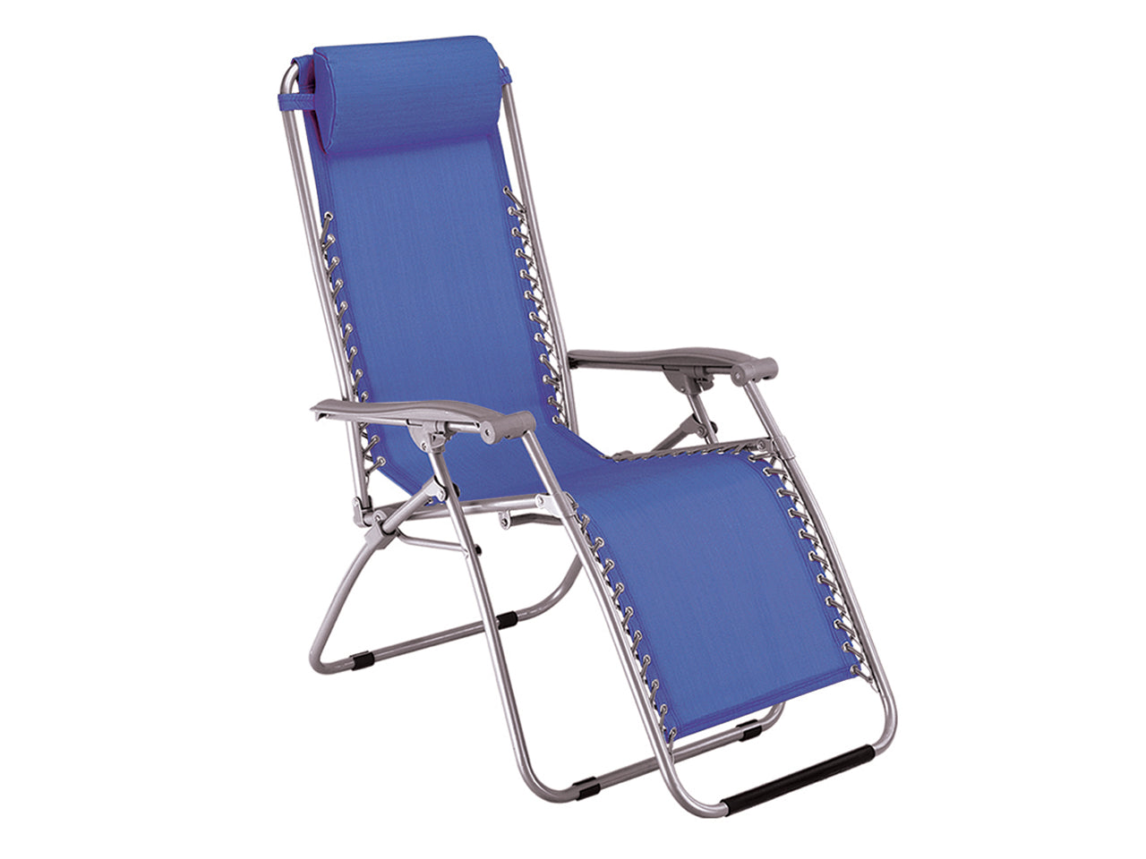 Poltrona relax Virtus 90-165x65x108cm blu