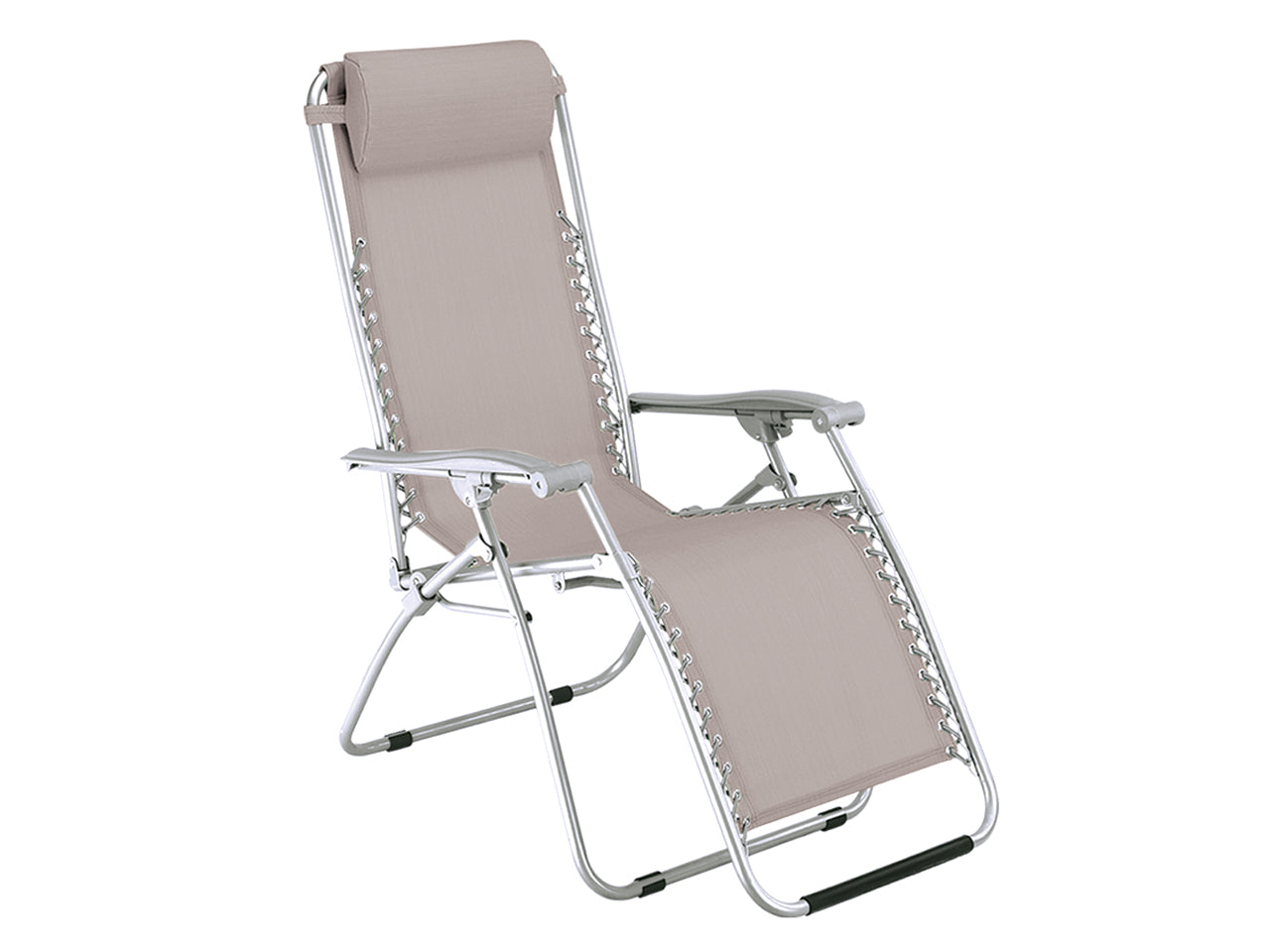 Poltrona relax Virtus 90-165x65x108cm ecru