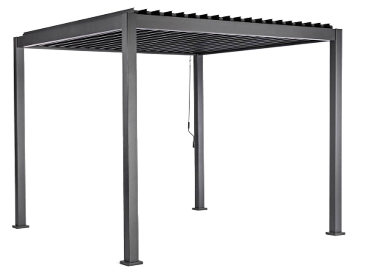 Pergola Bioclimatic alluminio 4x4x2,50cm antracite