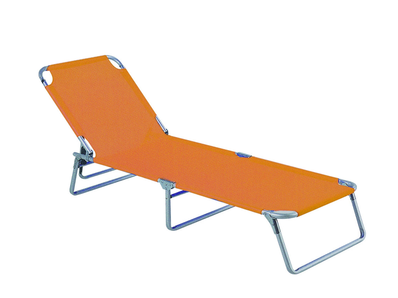 Lettino Sand pieghevole 186x54x24cm arancione