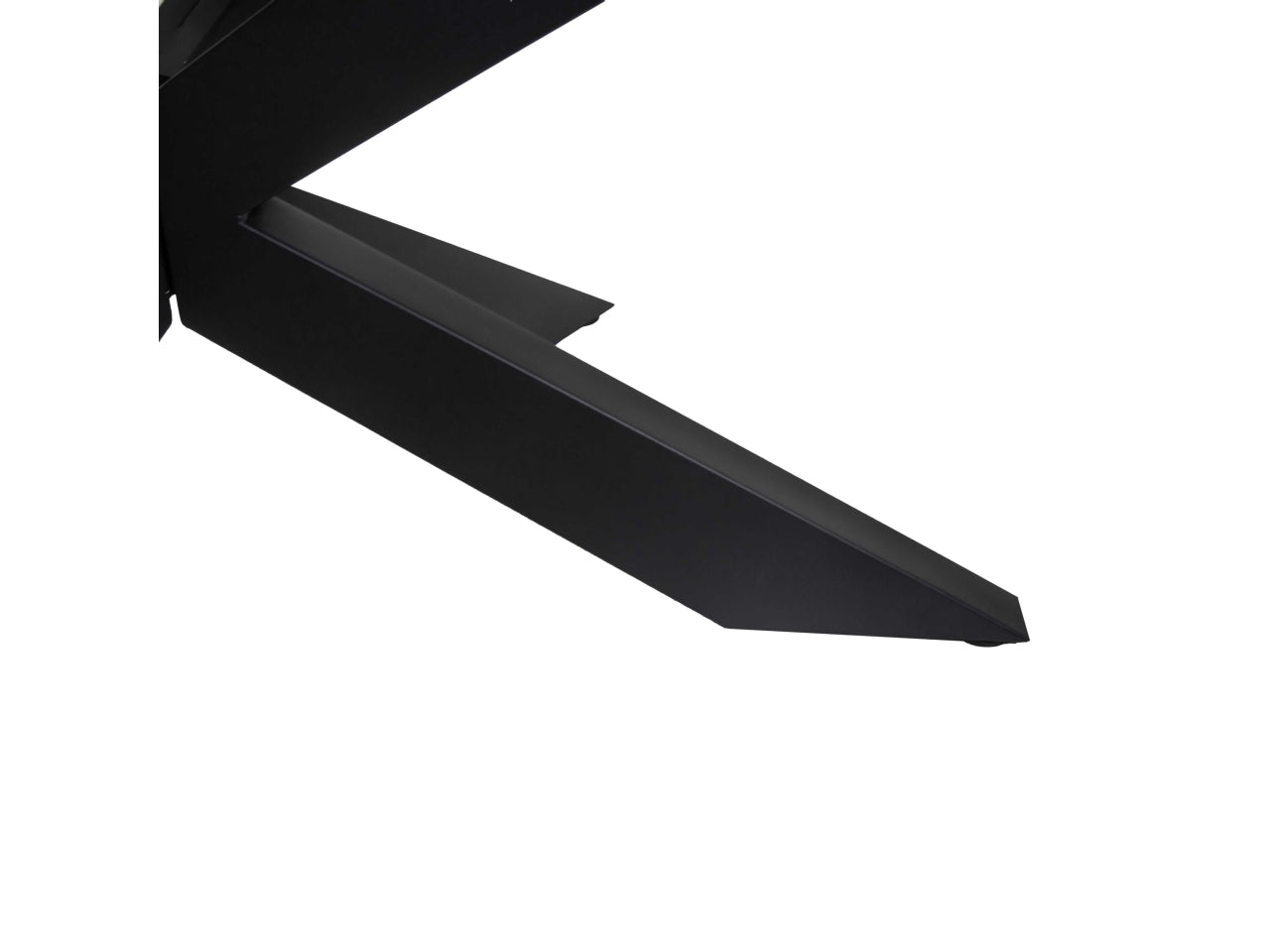 Tavolo metallo Pepper allungabile top bianco pietra sinterizzata 160/200x90xh.76cm