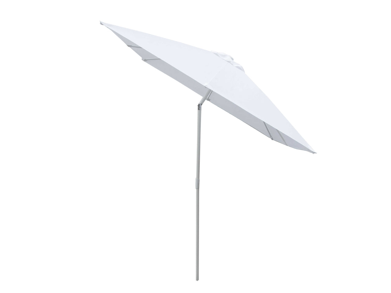 Ombrellone alluminio Arkansas bianco palo centrale 2,1x2,1xh.2,4m no base