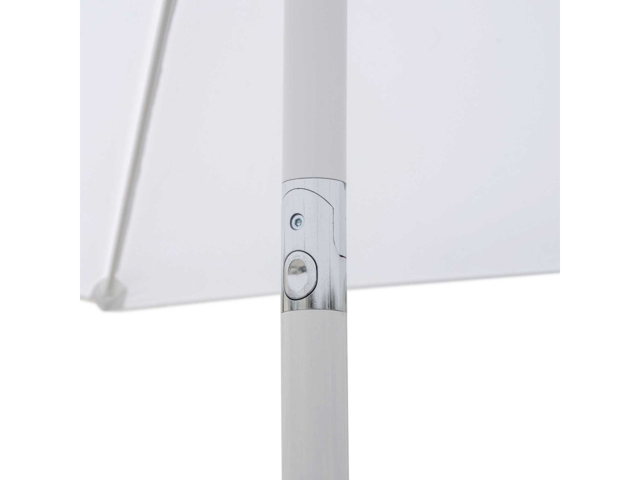 Ombrellone alluminio Arkansas bianco palo centrale 2x3xh.2,5m no base