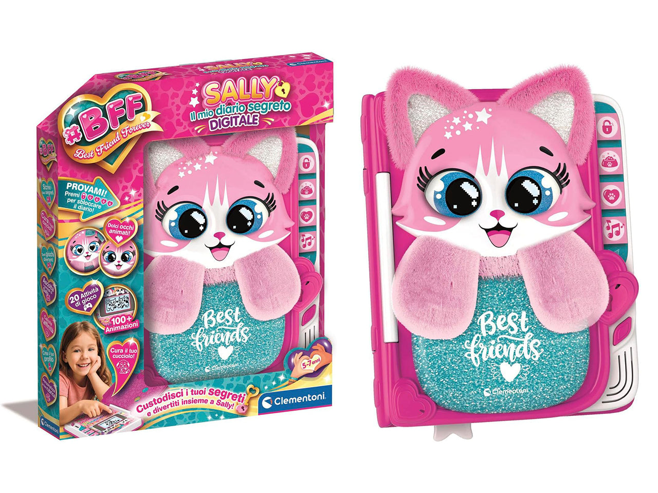 Clementoni bff sally digital lcd diary