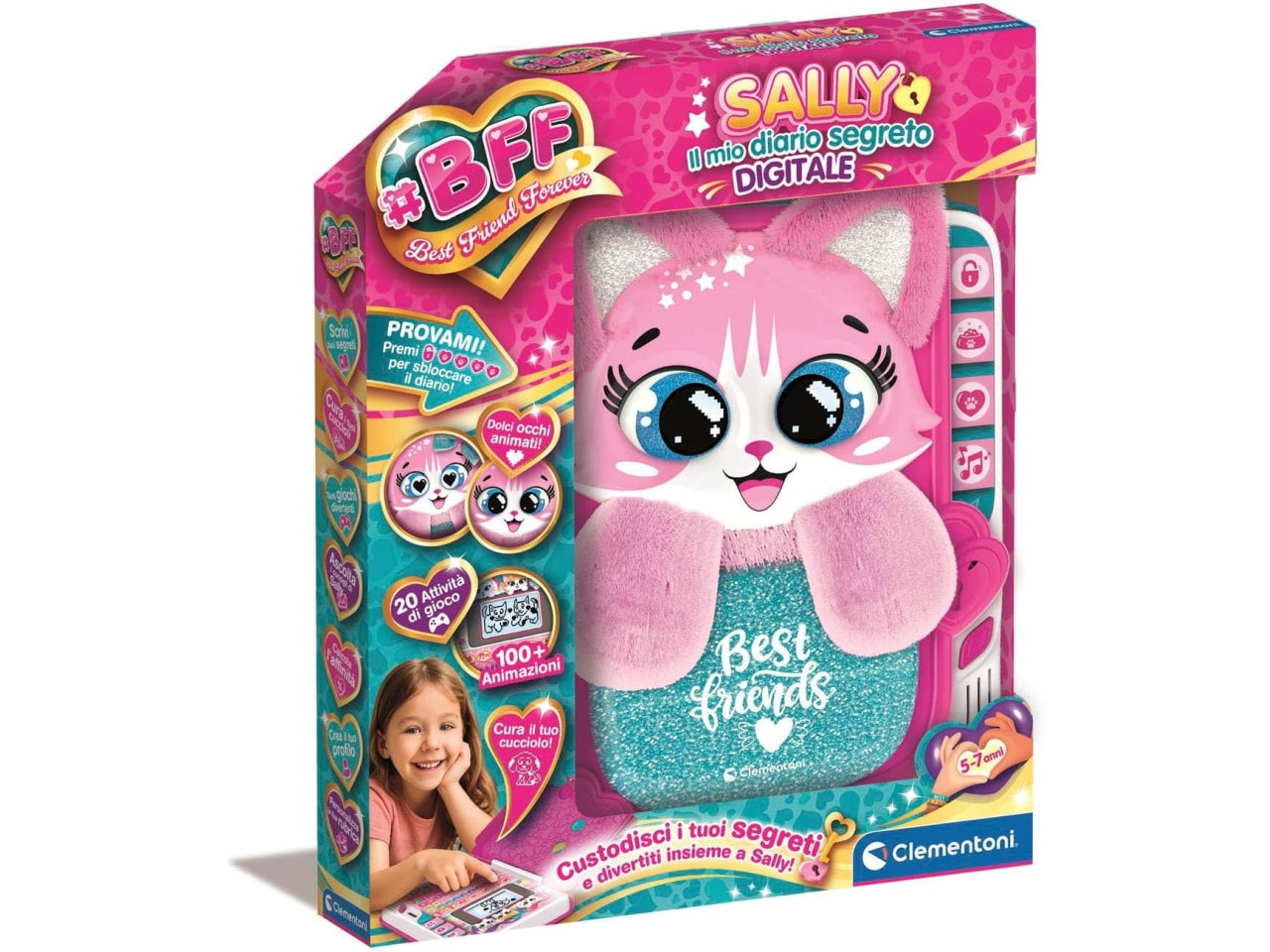 Clementoni bff sally digital lcd diary