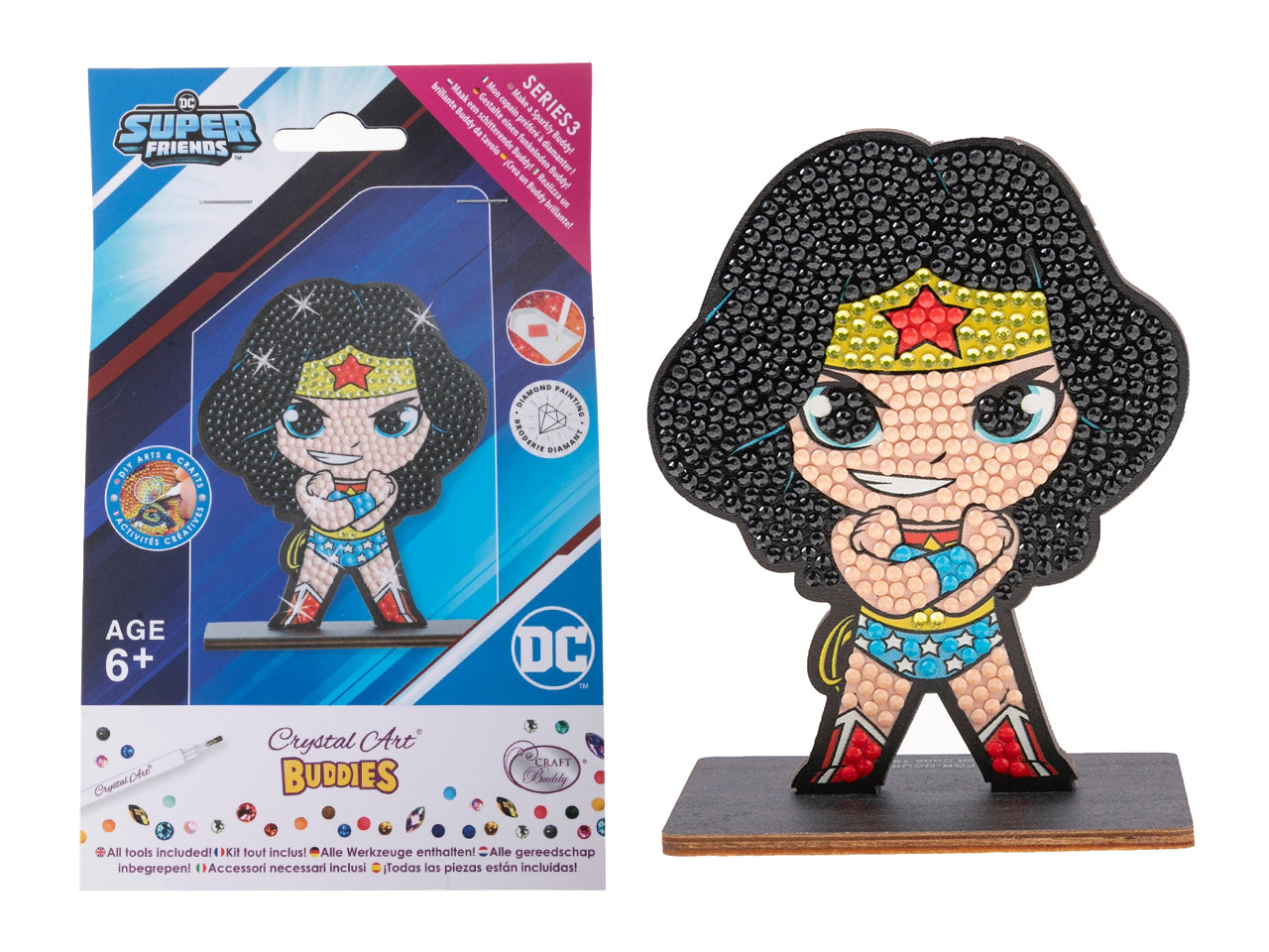 Wonder woman, crystal art buddy