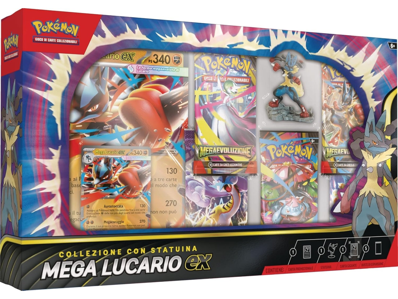 Pokemon Collezione con Statuina Mega Lucario-EX Â£