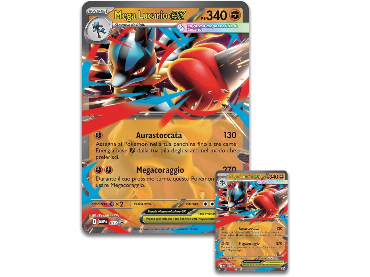 Pokemon Collezione con Statuina Mega Lucario-EX Â£