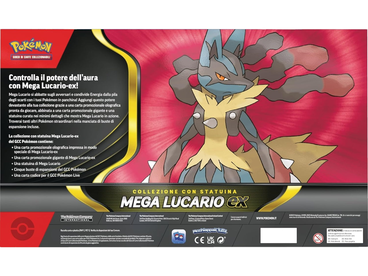 Pokemon Collezione con Statuina Mega Lucario-EX Â£