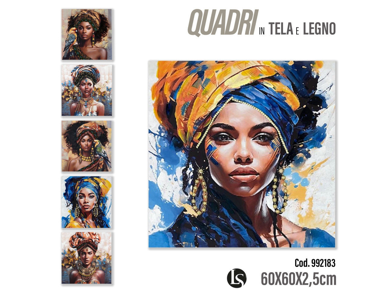 Mat quadro 60x60x2,5cm con fantasie assortite