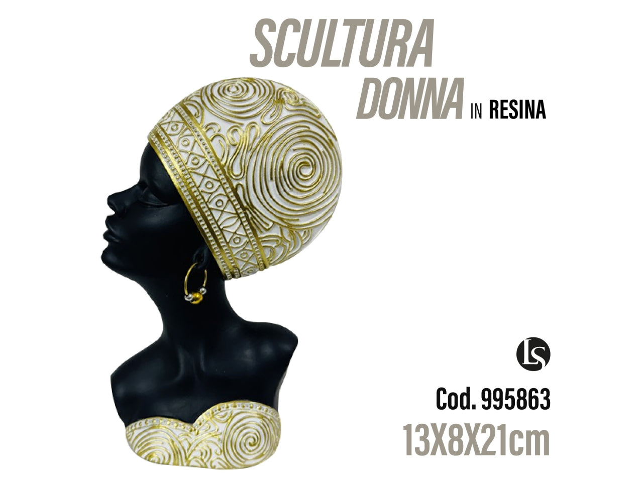 Lan Statua 13x8x21cm