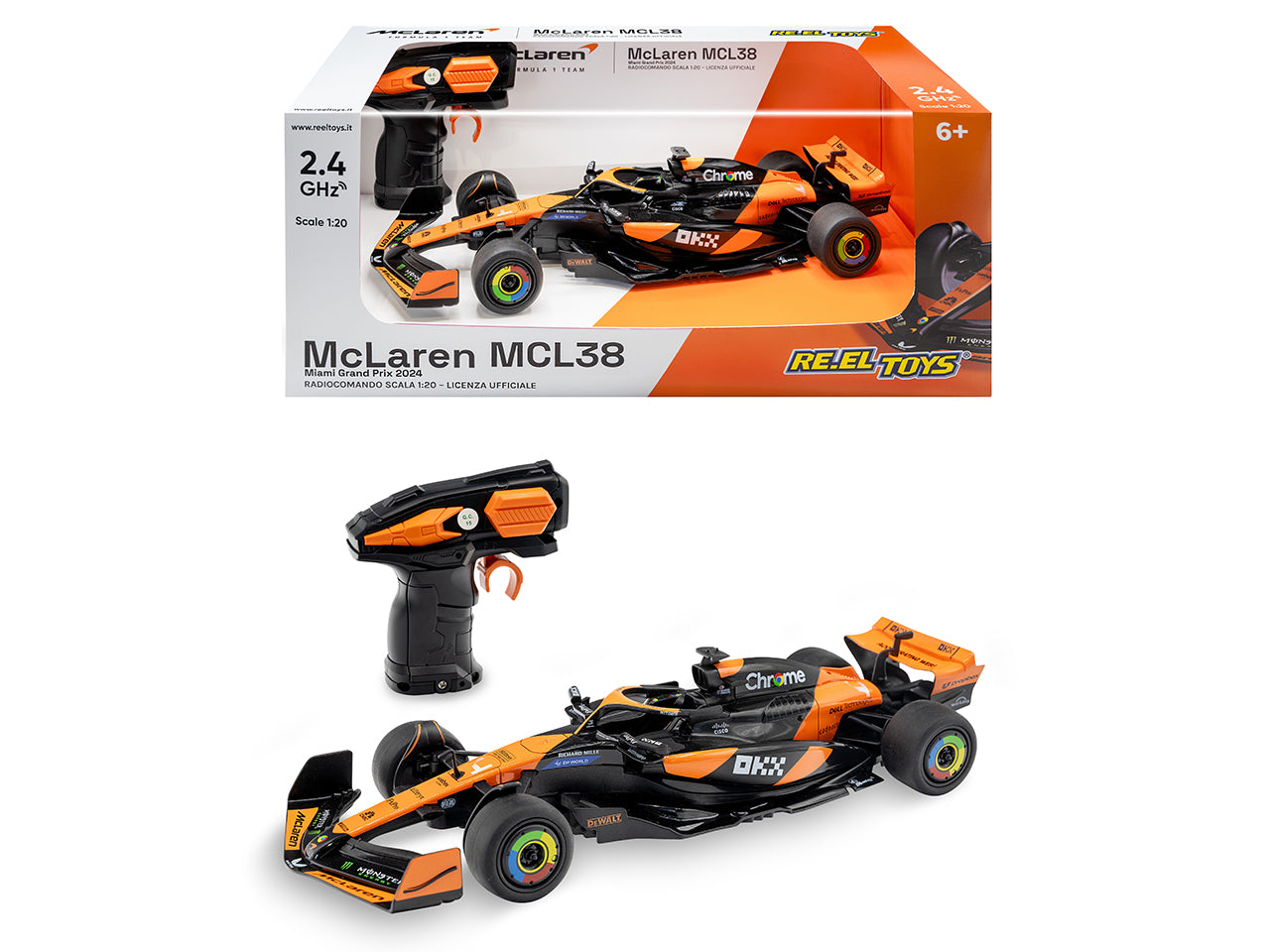Auto radiocomando Mc Laren F1 scala 1:20  2.4 ghz