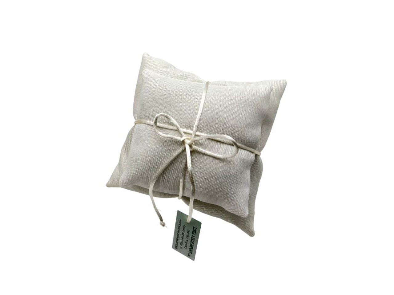 Cuscino 9,5x9,5cm 11,5x11,5cm bianco e avorio