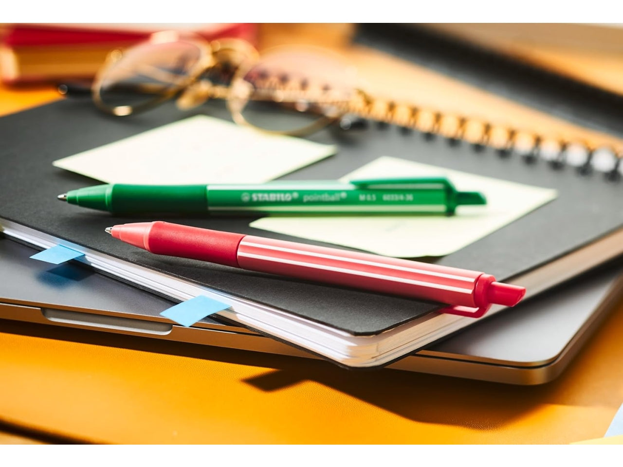 Stabilo Pointball colorful ultradi colore  rosso la confezione contiene 10 penne