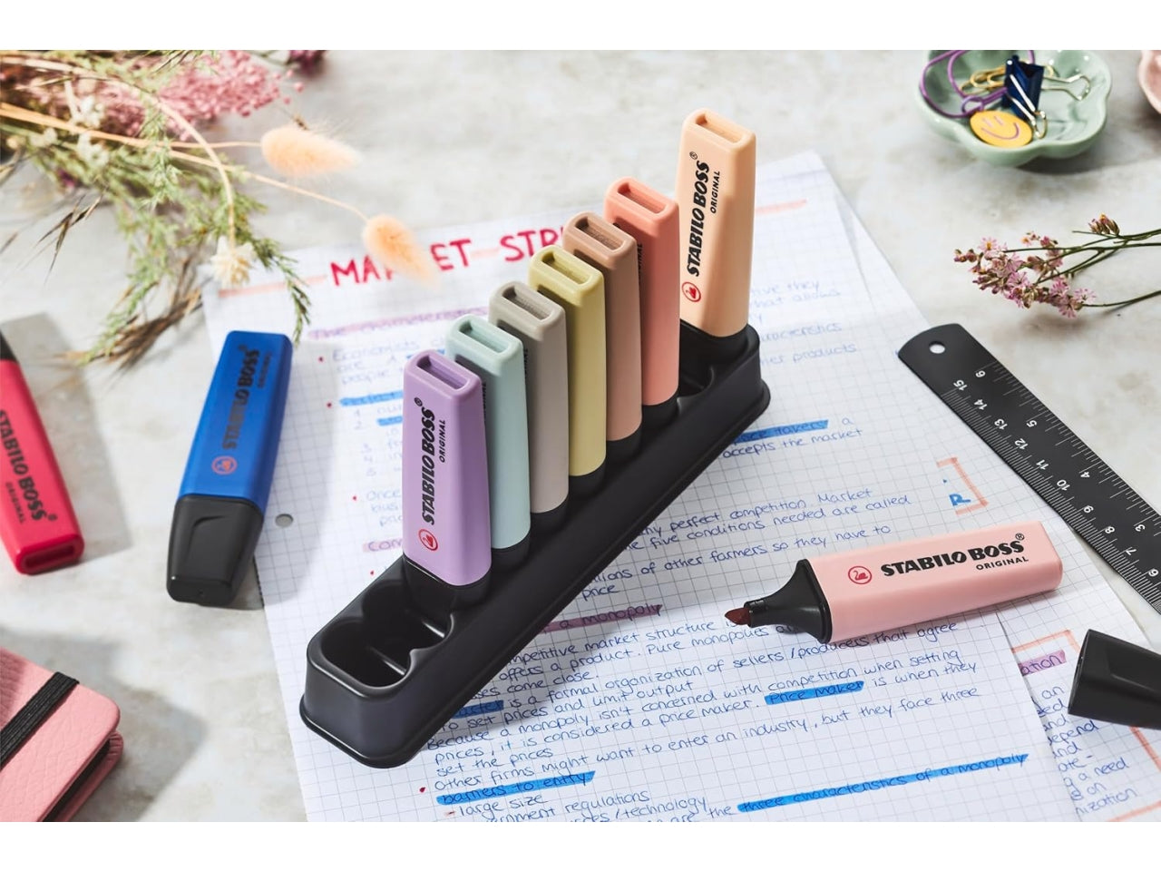 Stabilo evidenziatore Boss naturecol wild la confezione contiene 10 pezzi deskset