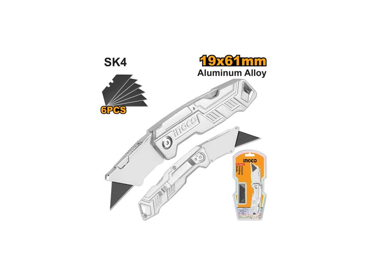 Coltellino pieghevole con 5 lame