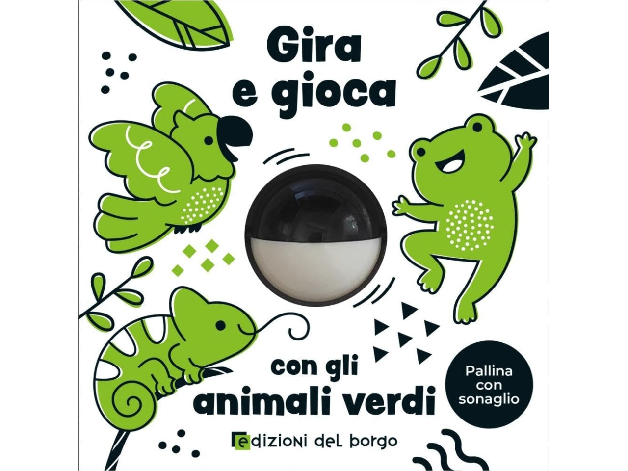 Gira e gioca con gli animali verdi