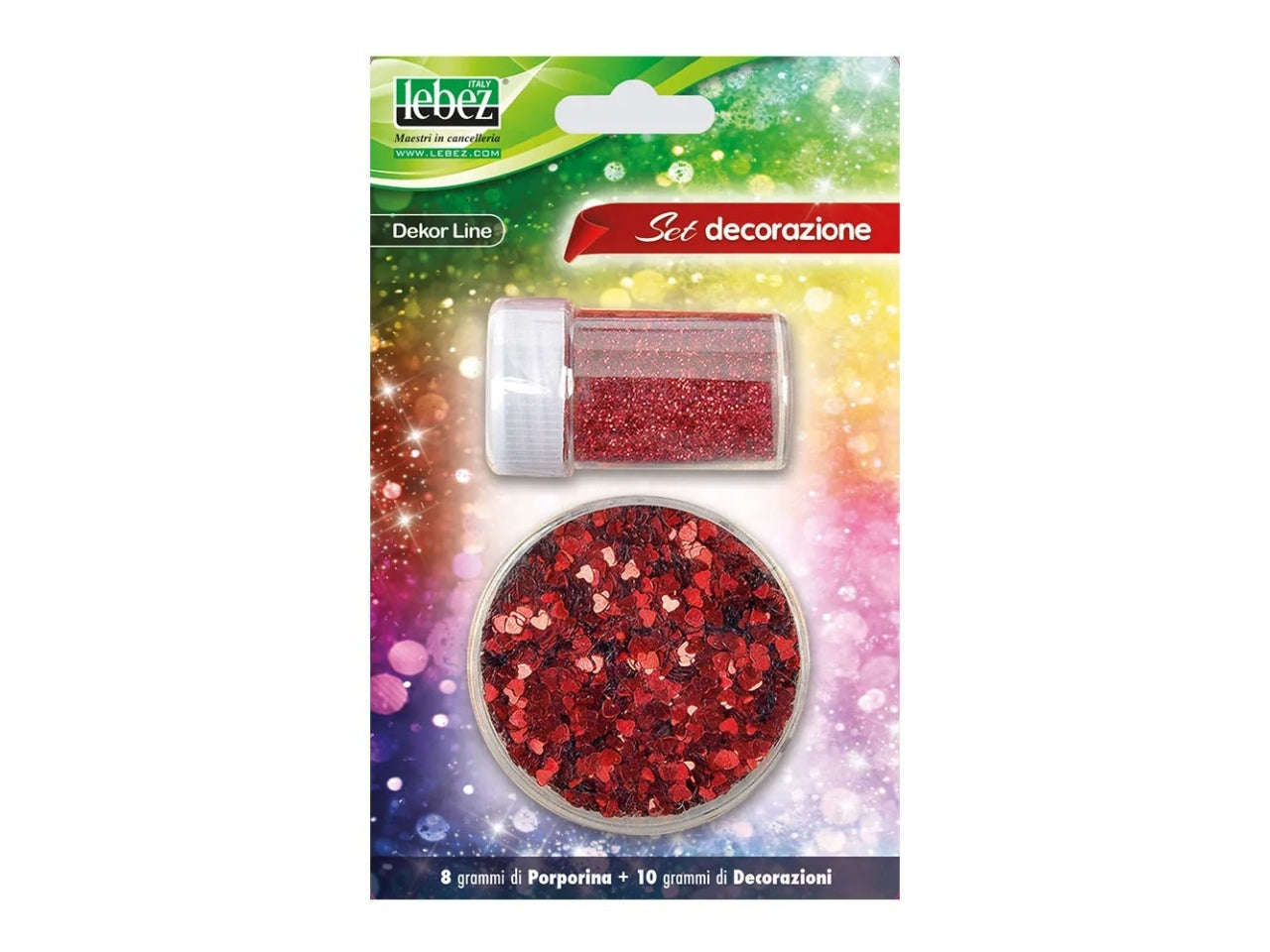 Set porporina 8gr con decorazioni