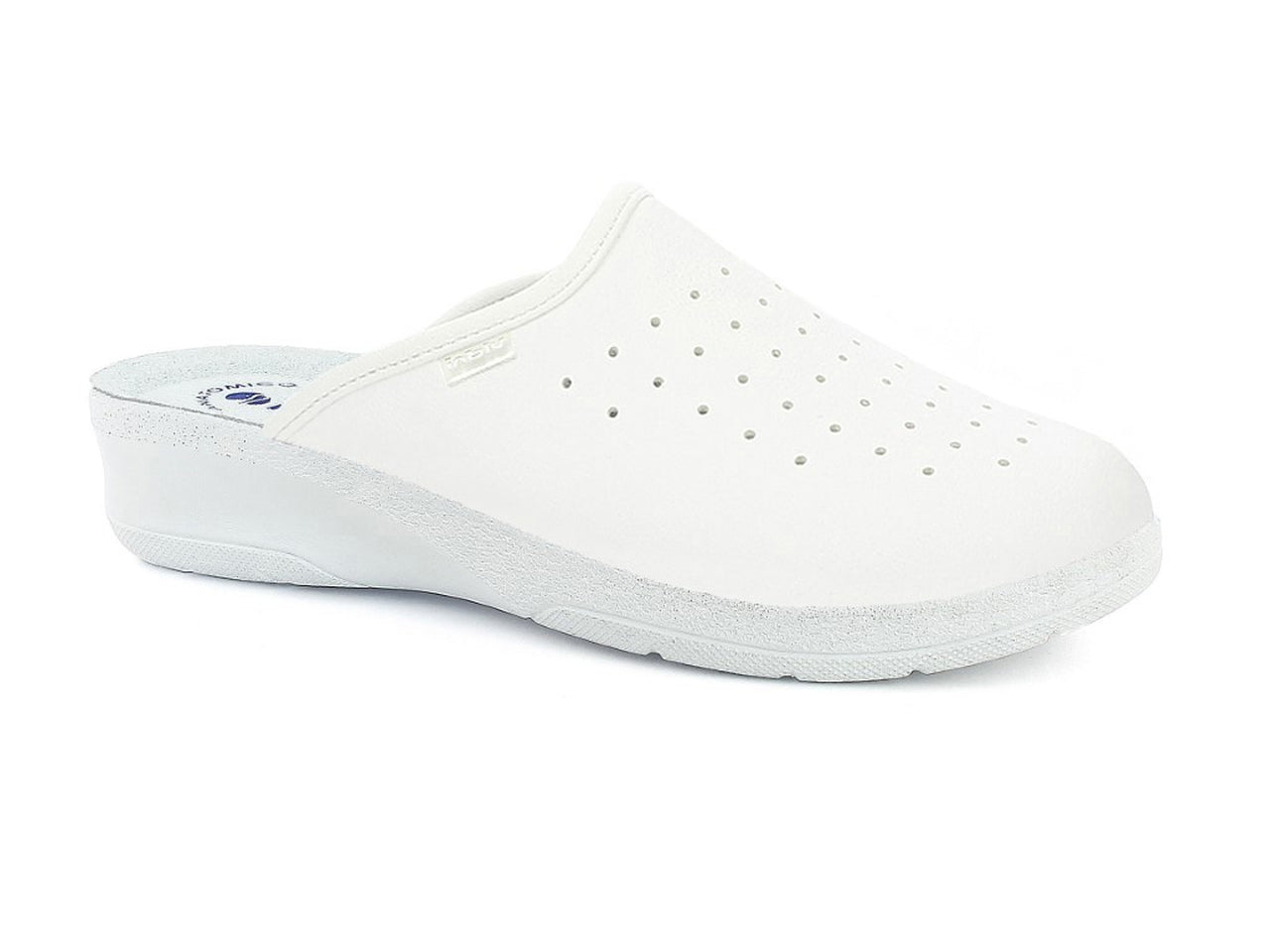 Pantofola donna sanitaria taglia35/41 bianco