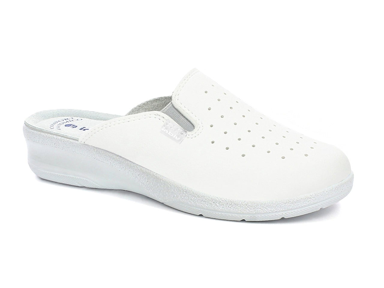 Pantofola donna sanitaria taglia35/41 bianco