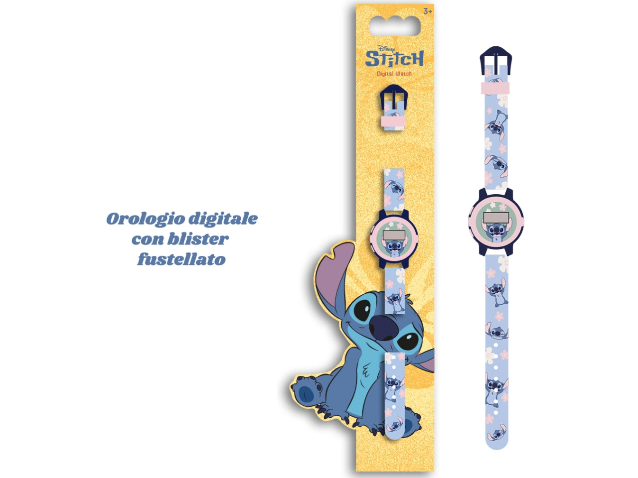 Stitch orologio digitale