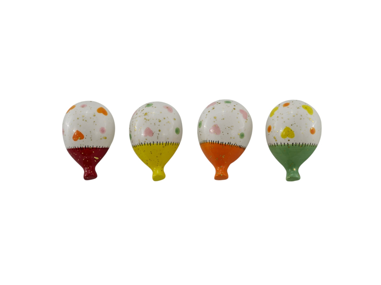 Decorazione colorata magnete palloncino 6x2,5x4,3cm 4 assortimenti di colori