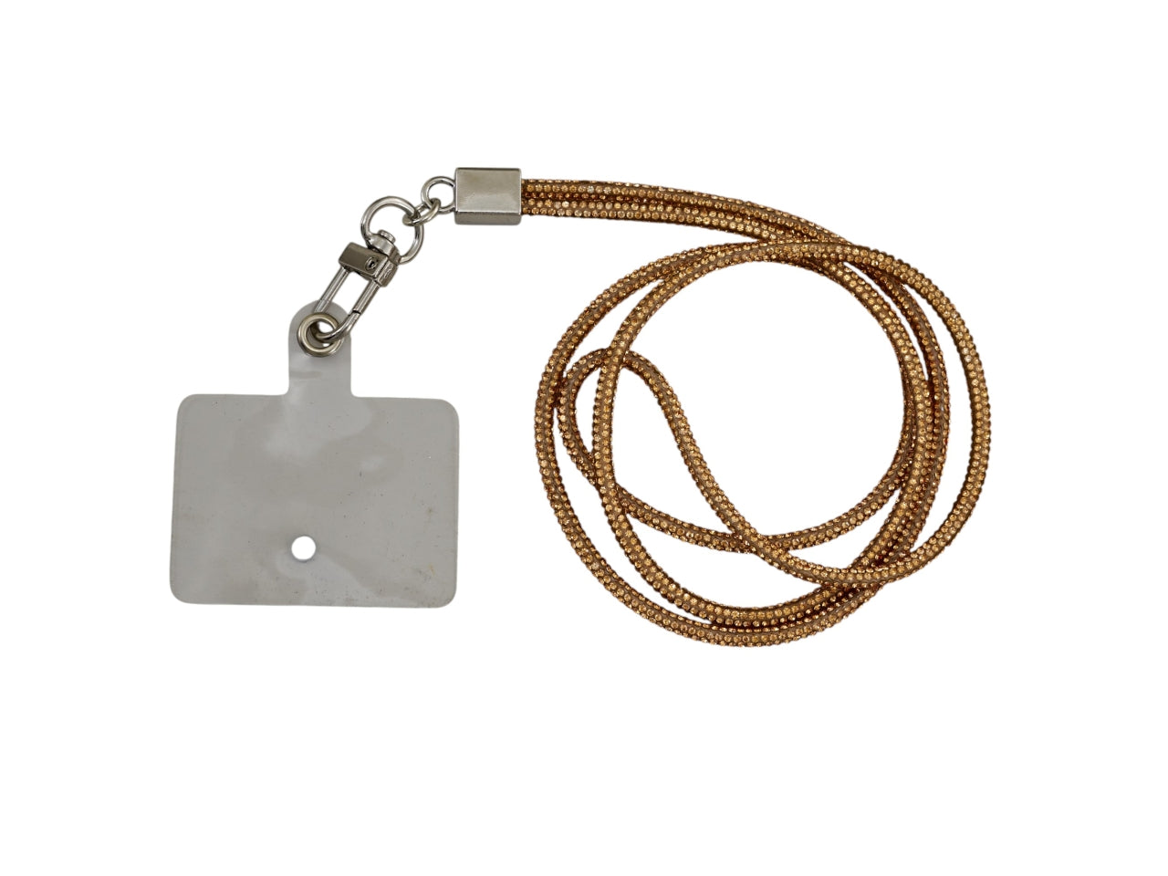 Laccio strass big per cellulare 45cm oro