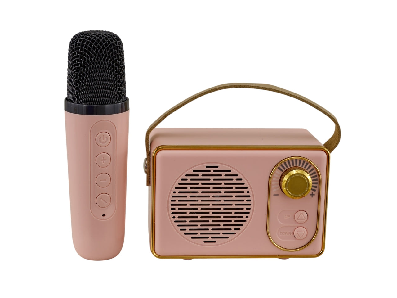 Karaoke magic radio+microfono rosa
