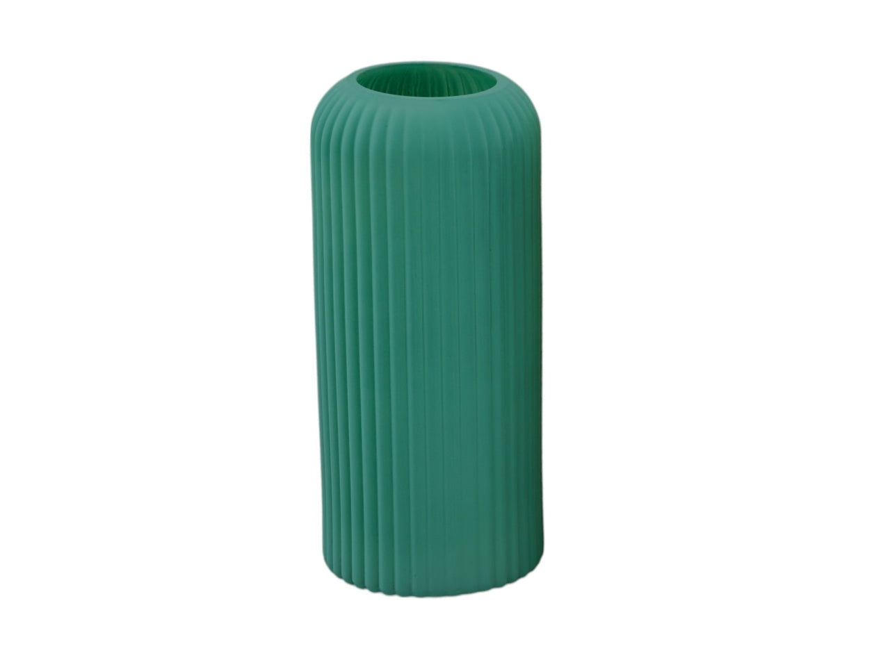 Matt vaso cilindro 8,7xh.20cm ottanio