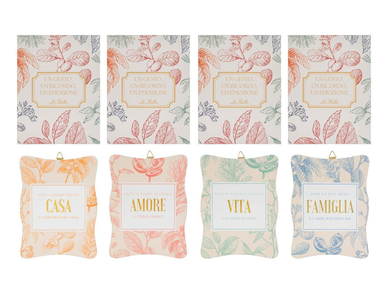 Sottopentola in ceramica con scritte 15x20cm, 4 soggetti assortiti