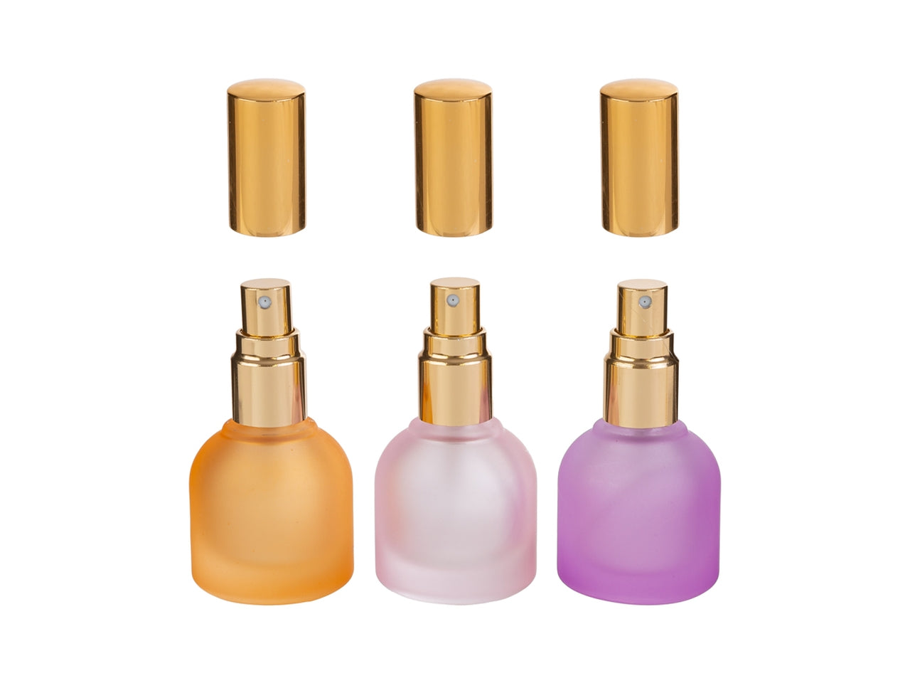 Portaprofumo spray in vetro satinato 10ml in 3 colori assortiti