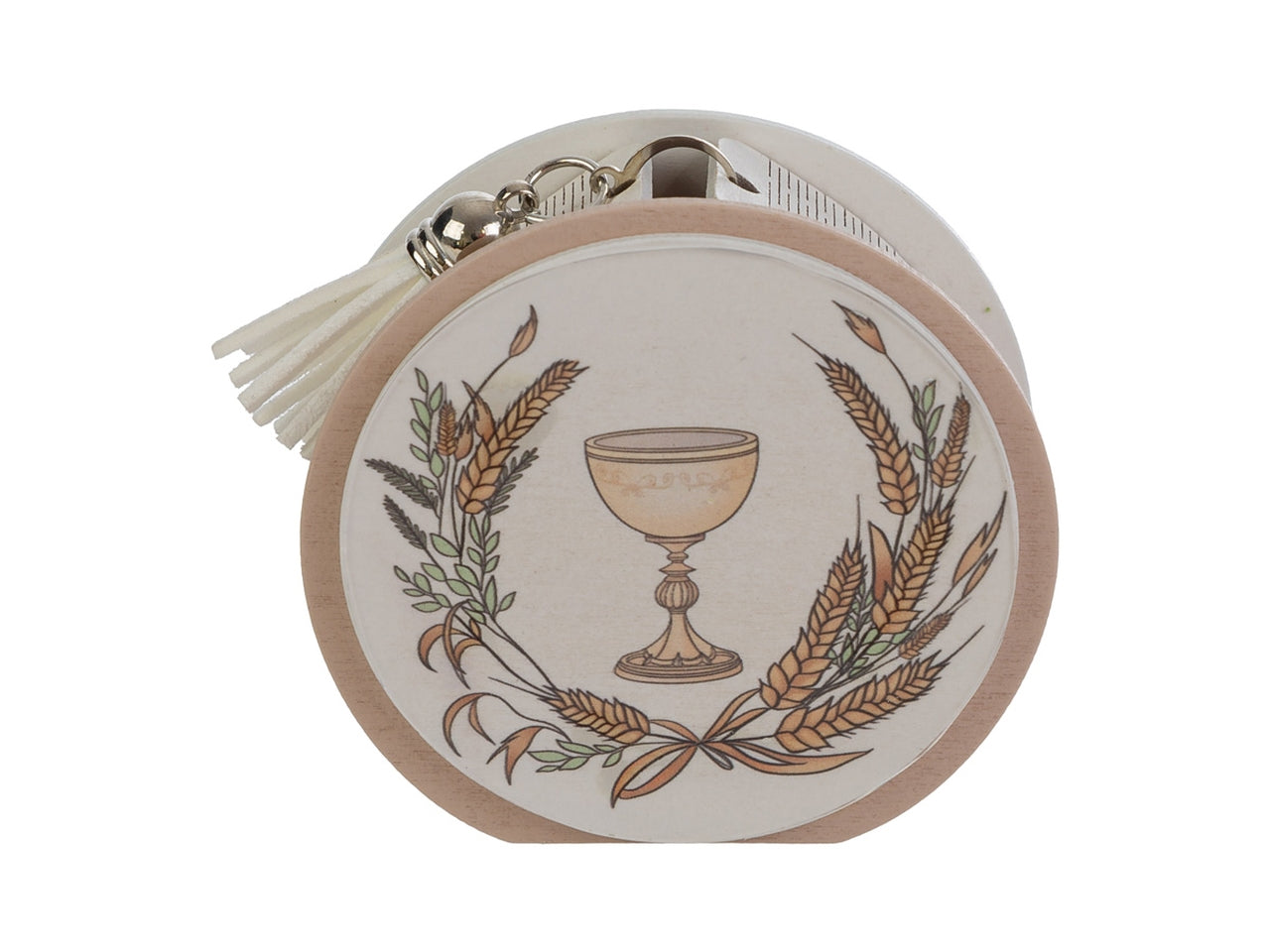 Scatolina legno comunione 8x4,5x6,5cm