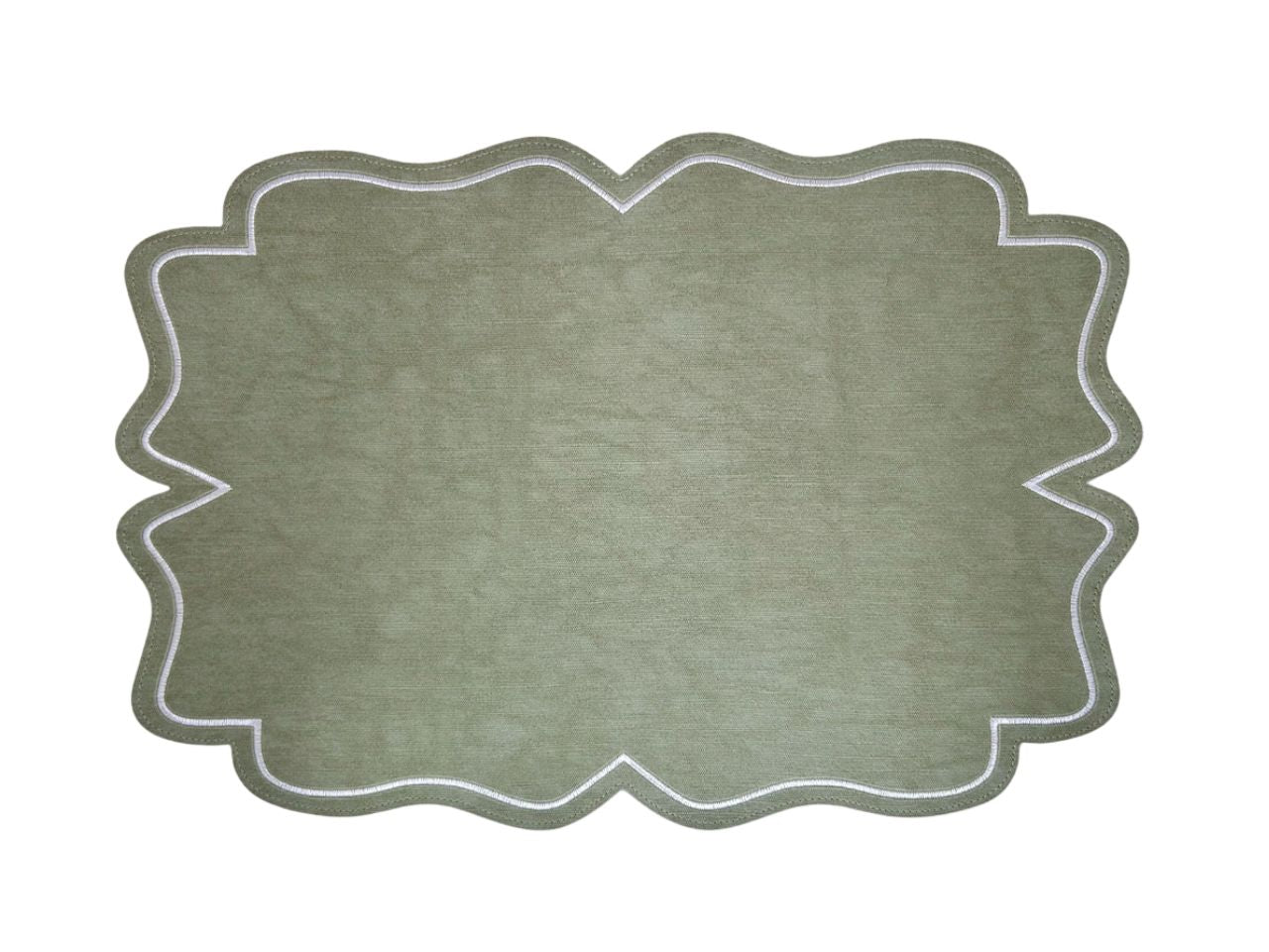 Tovaglietta di colore verdone 35x48cm