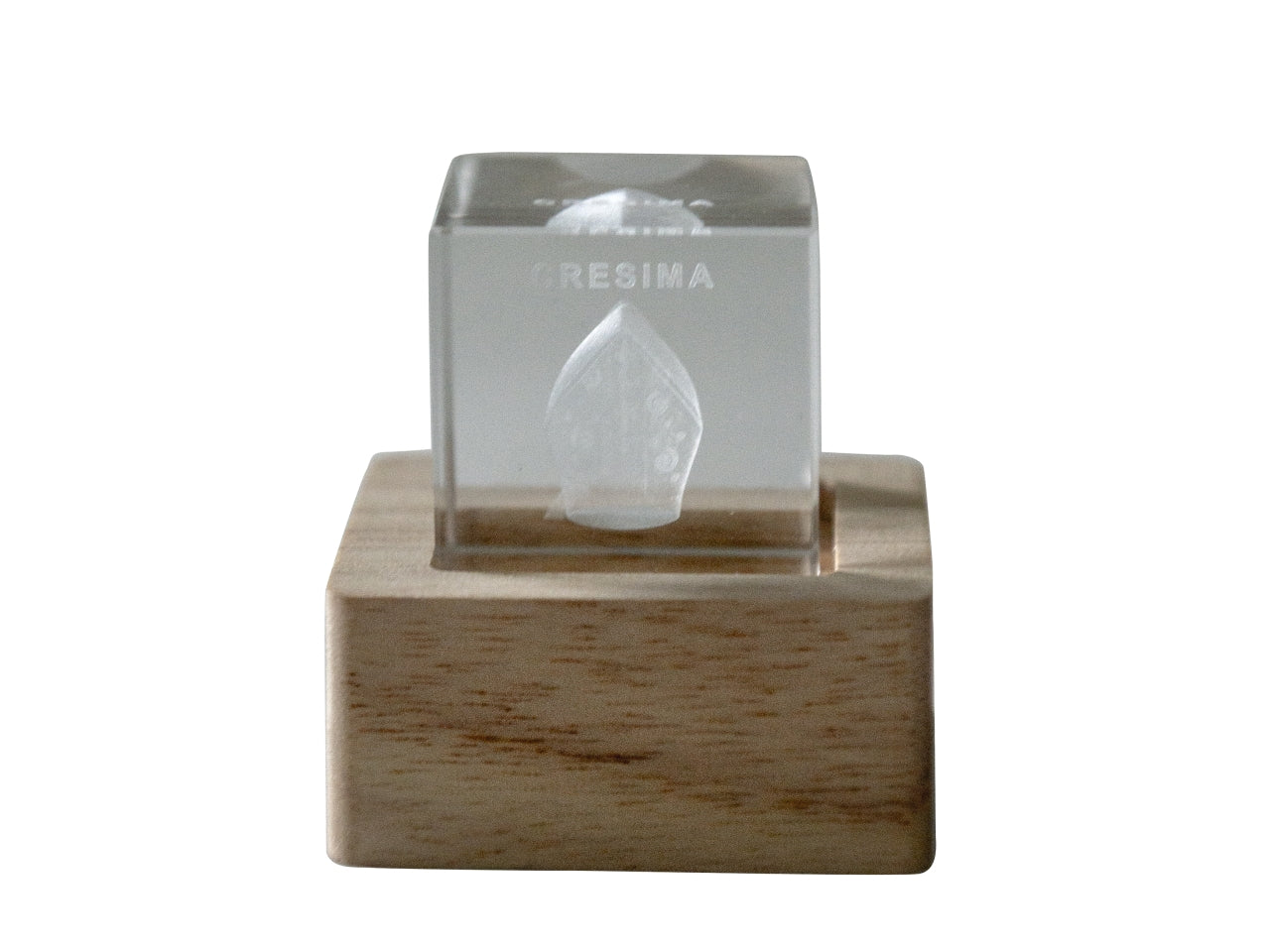 Lampo cubo crystal luminoso 6x6cm cresima