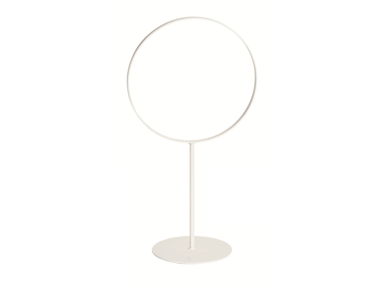 Step struttura cerchio metallo diametro 40xh.75cm bianco